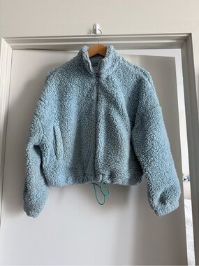 Urban Outfitters Blue Sherpa Jacket